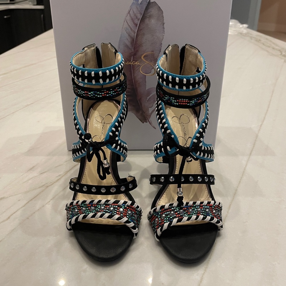 Jessica Simpson Colorful Heels - Picture 2 of 5